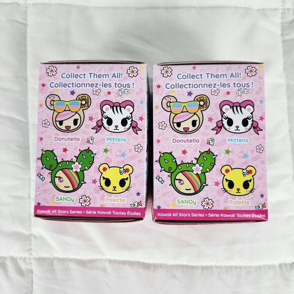 Tokidoki Plush Keychain Blind Box Lot of 2 Kawaii All Stars Series Donutella - Picture 5 of 13
